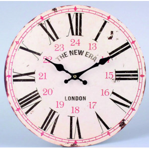 Holz Uhr Ring Lavendel. 30 cm