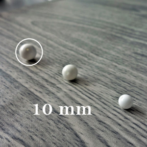 Weiße Koralle - Perlenmineral - FI 6 mm