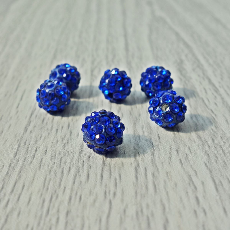 Shamballa Perle - Königsblau FI 10 mm