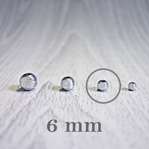 Hämatitlicht - Perlenmineral - FI 6 mm
