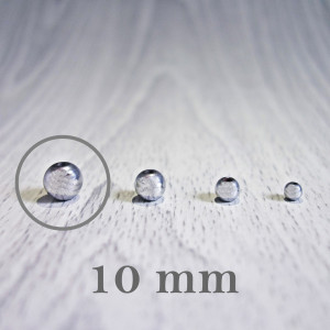 Hämatitlicht - Perlenmineral - FI 8 mm