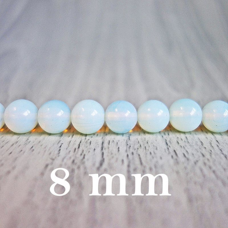 Monatsstein (Sonnenbrand) - Perlenmineral - FI 8 mm