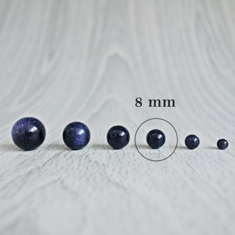 Aventurin Blue - Perlenmineral - FI 8 mm
