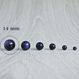 Aventurin Blue - Perlenmineral - FI 14 mm