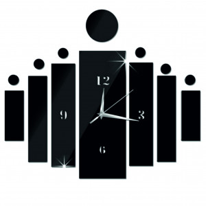 Wandtattoo Uhr Modernes Design Wanduhr