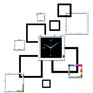 Moderne Tintenstrahluhr (Square Clock) DESING JOHN XL